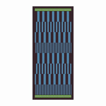 Owala Polyester Beach Towels Black/Blue Canada | JGKUT-8792